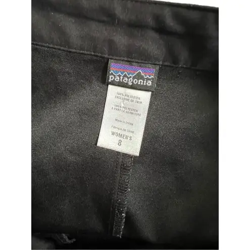 Patagonia  black Skort skirt size 8