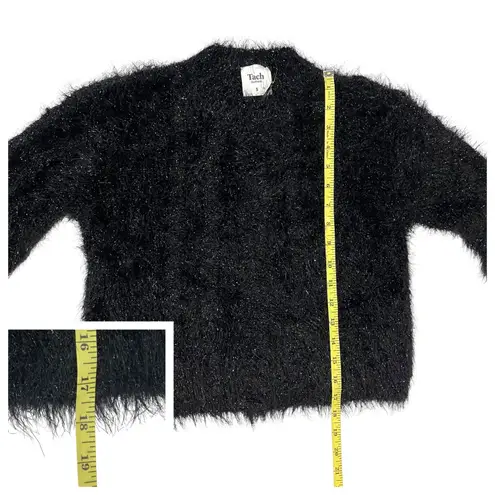 NWT TACH Clothing Helga Fuzzy Cropped Cardigan