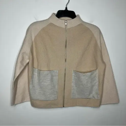 COS  100% wool jacket color block size XS