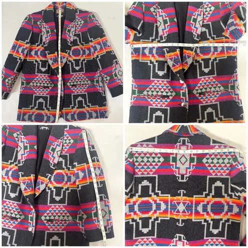 Pendleton Vntg Knockabouts Southwest Wool Blazer Southwestern Blanket USA sz M