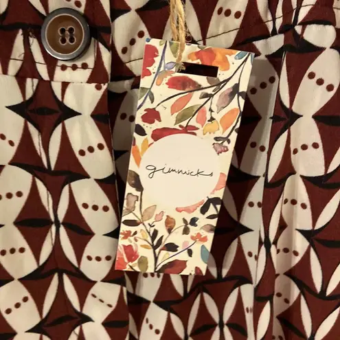 Gimmicks by BKE Gimmicks by Buckle wide leg patterned suspender pants size XL BNWT