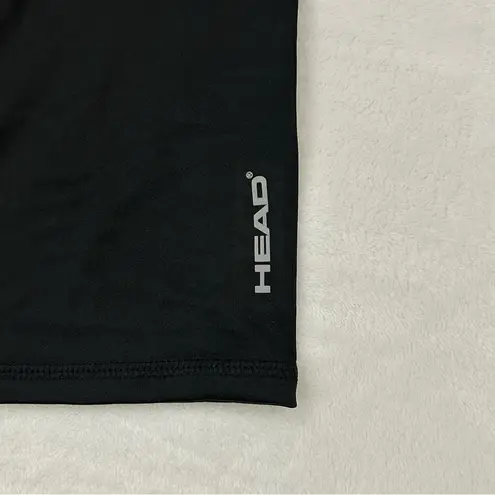 Head Neko Black Solid Tennis Activewear Athletic Biker Running Shorts Womens L