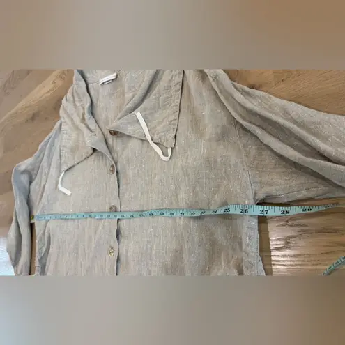 Bryn Walker Bryan Walker Irene tan linen Jacket size large