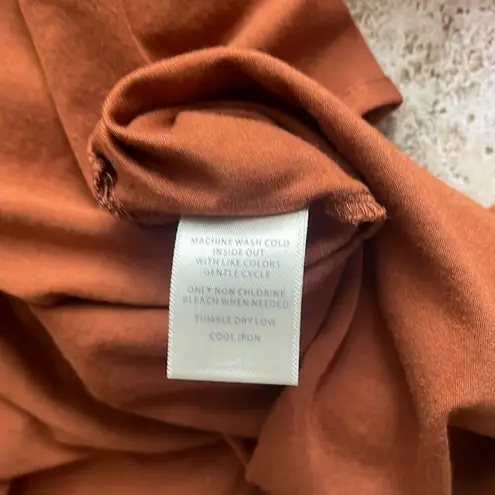 Cuyana High-Low Tee Ginger Orange