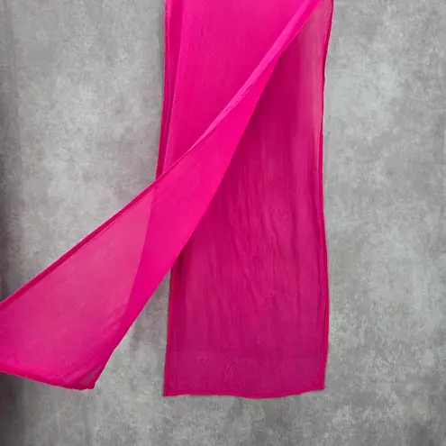 None Pink Rectangle Long Indian Dupatta Shawl Scarves Wrap Scarf 72x14
