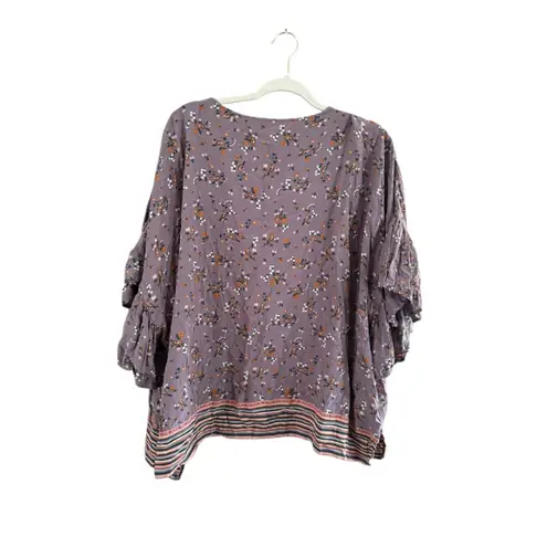 Matilda Jane Women's Purple Floral Kimono XS