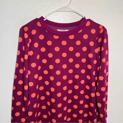 Victor Glemaud for Target Polka Dot Sweatshirt Tunic Dress Pink