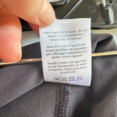 We Wore What Lace-Up Biker Short Black Athleisure Size Small 6" Athletic Active