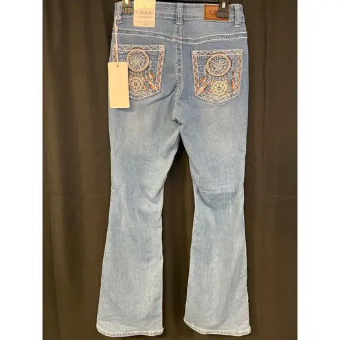 Y Jeans Women's Blue Jeans/Bootcut Size 7/8 SKU 5382