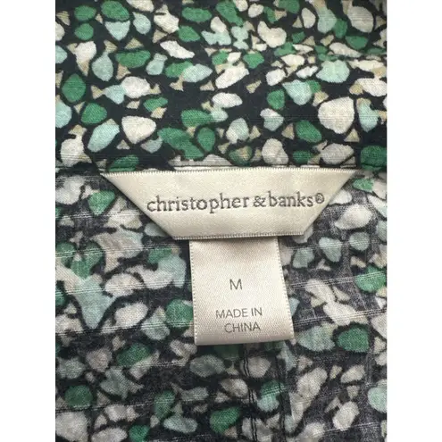 Christopher & Banks Women’s Sweatshirt Medium Zip Up