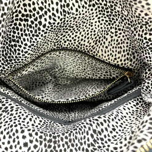 Sole Society Woven Flap Crossbody Bag Clutch Navy Blue Boho Minimalist Neutral