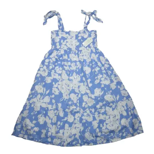 NWT Tuckernuck Hyacinth House Lupine Midi in Blue & White Floral Tank Dress S