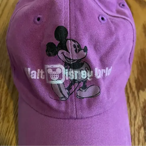 Disney Walt  World Mickey Vintage Purple baseball hat