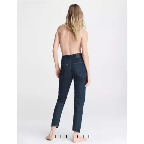 Rag and Bone  Engineer High Rise Straight Leg Women 25 Dark Wash Jean MSRP:$275