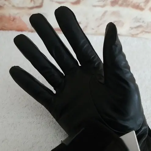 Calvin Klein New  Knit and Leather Gloves