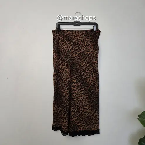 Bella Venice The Roxy Skirt in Leopard Black Size M
