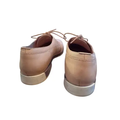 Camper Oxford Shoes Tan Leather Lace Up Flat EU 40 Size 9.5