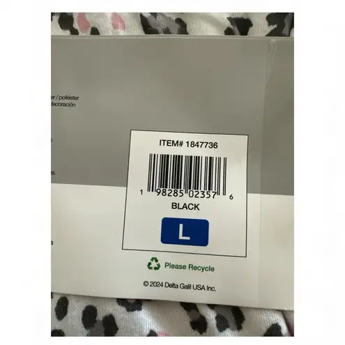 NWT Karen Neuburger 2 Piece Pajama Set Natural Stretch Grey L White Size L