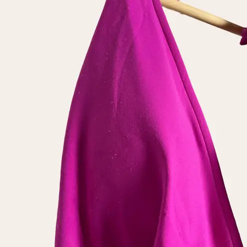 Seafolly Magenta Deep V One Piece Malliot Swimsuit Size 12