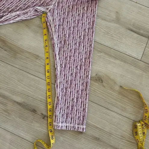 CRZ Yoga NWT Isabella HR Crop Leggings Stripe Multi, Size 4/6 Small NWT