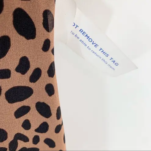 Fame and Partners Animal Print Midi Dress Size 2 NWT