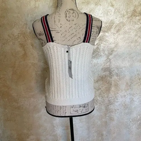 Mango 𝅺 sweater tank top cotton blend Sz XL