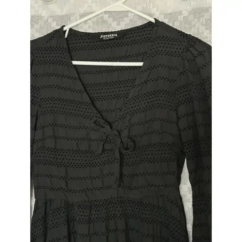 Disturbia Mini Babydoll Dress Size 8 Black Goth Grunge Witchy Alt Punk Emo