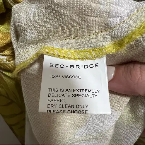 Bec & Bridge Harper One Shoulder Cut Out Maxi Dress In Citrus Floral