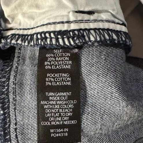 Betabrand Petite Large Short Bootcut Jeans Pull-On Stretch Pockets Hi-Rise Blue