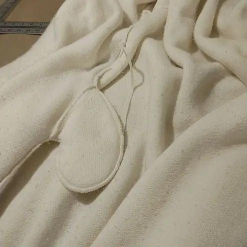 JC Penneys White Long Robe Vintage Meduim Pockets Fleece Housecoat Cozy Size undefined