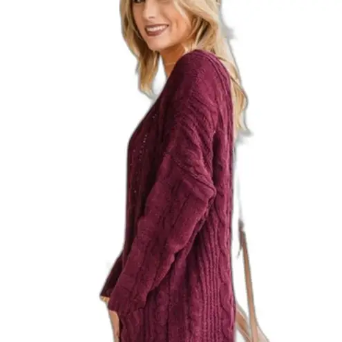 Love Tree  x Anthropologie Chunky Knit Cardigan LSWT035