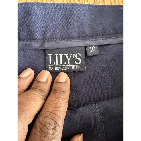 Lilly’s Women’s Skort Golf Tennis Prep Front Slit Vintage Size 10 Active Wear Blue