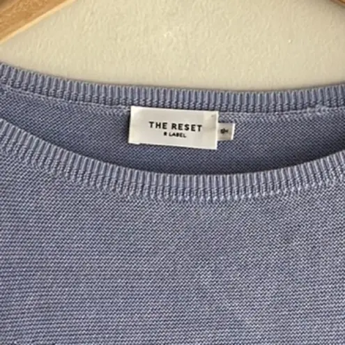 The Reset R Label Wool Essential Pullover Sweater Lilac Purple