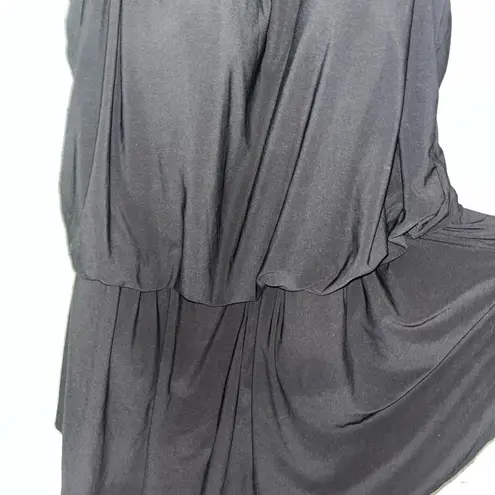 Aqua Green Black Halter Romper Plus Size Keyhole Sleeveless Casual Summer Jumpsuit