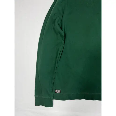 Lauren Jeans Co Ralph Lauren Green Long Sleeve shirt Women's XL Zipper Detail