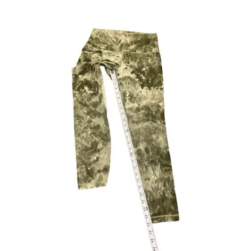 Lululemon Align Pant 25" Size 8 *Diamond Dye Light Sage Army Green Olive Green