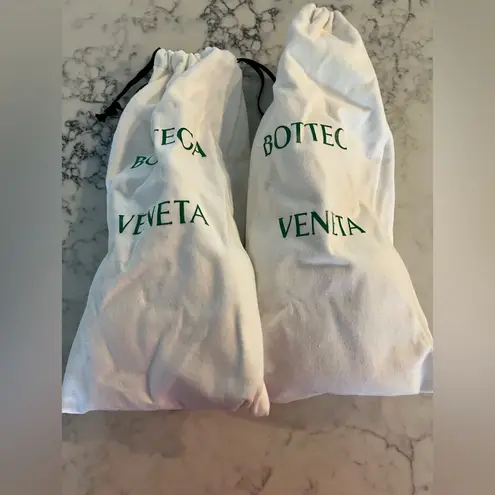 Bottega Veneta Sandal Pelle S Gomma Leather Heel New Size 39.5 $1200