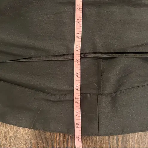 Monique Lhuillier Black High-Low Dress