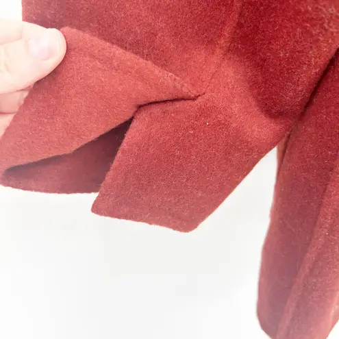 The Reset R Label Womens Fall Academia Wool Blend Downtown Coat Blazer Size S Orange