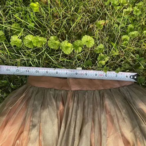 Vintage Black Lace Gray Sheer Nude Full Skirt from Modern Jr. Size undefined