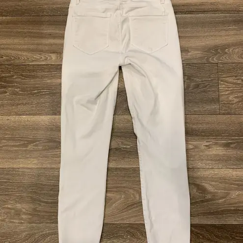 Paige  Verdugo Crop Raw Edge Jeans Size 25 White