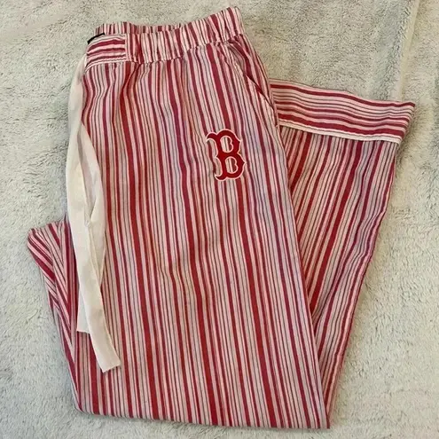 Boston Red Sox Light Weight Womens Printed Lounge Pants Size XL Pink