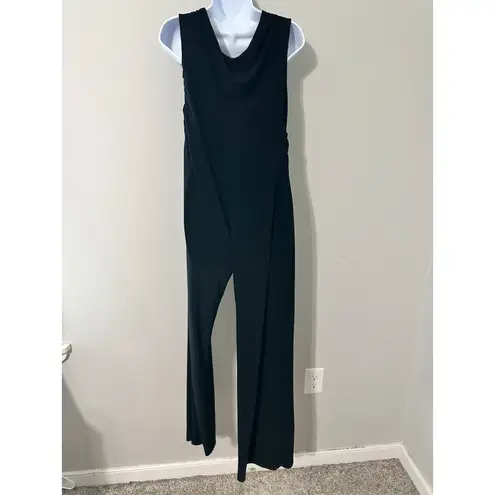Yumi Kim BLACK VIRGINIA MATERNITY POSTPARTUM WIDE LEG JUMPSUIT EUC SIZE S