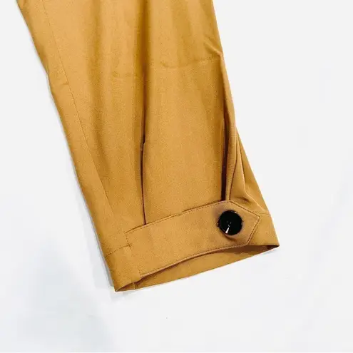 VERO MODA NWT Aware Yellow Ochre/Marigold Button Cuff Pant Mabel NW Ankle Pants