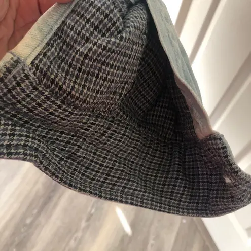 Urban Renewal denim long sleeved ruffle hem shirt