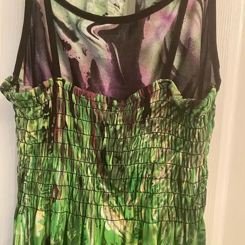 ACE Fashion ACE Tropical Floral Halter Dress L NWT