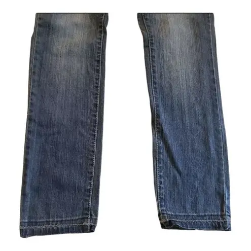 1st Kiss Women Juniors Distressed Skinny Jeans Size 5 Medium Wash Stretch Denim