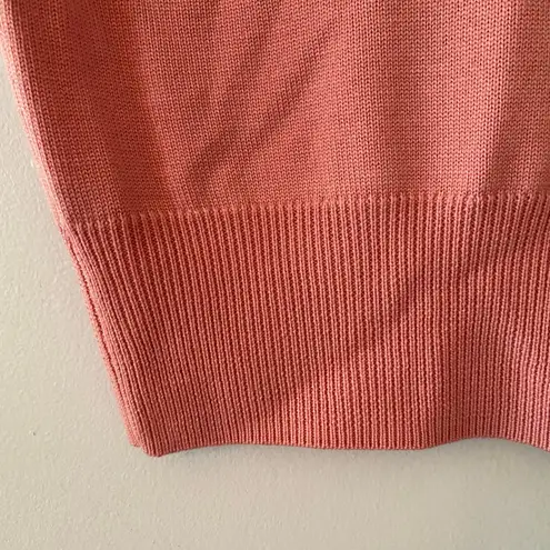 NWT Staud Women size Medium Damask Pink Sullivan Top Sweater V