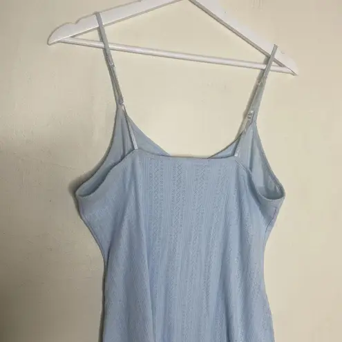 PINK K Kmart Blue Lightweight Knit Mini Pajama Dress Size Medium