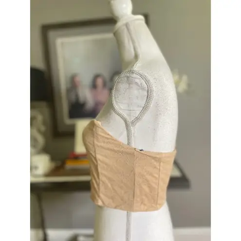 H:ours Yasir Top Light Tan Womens Size Large